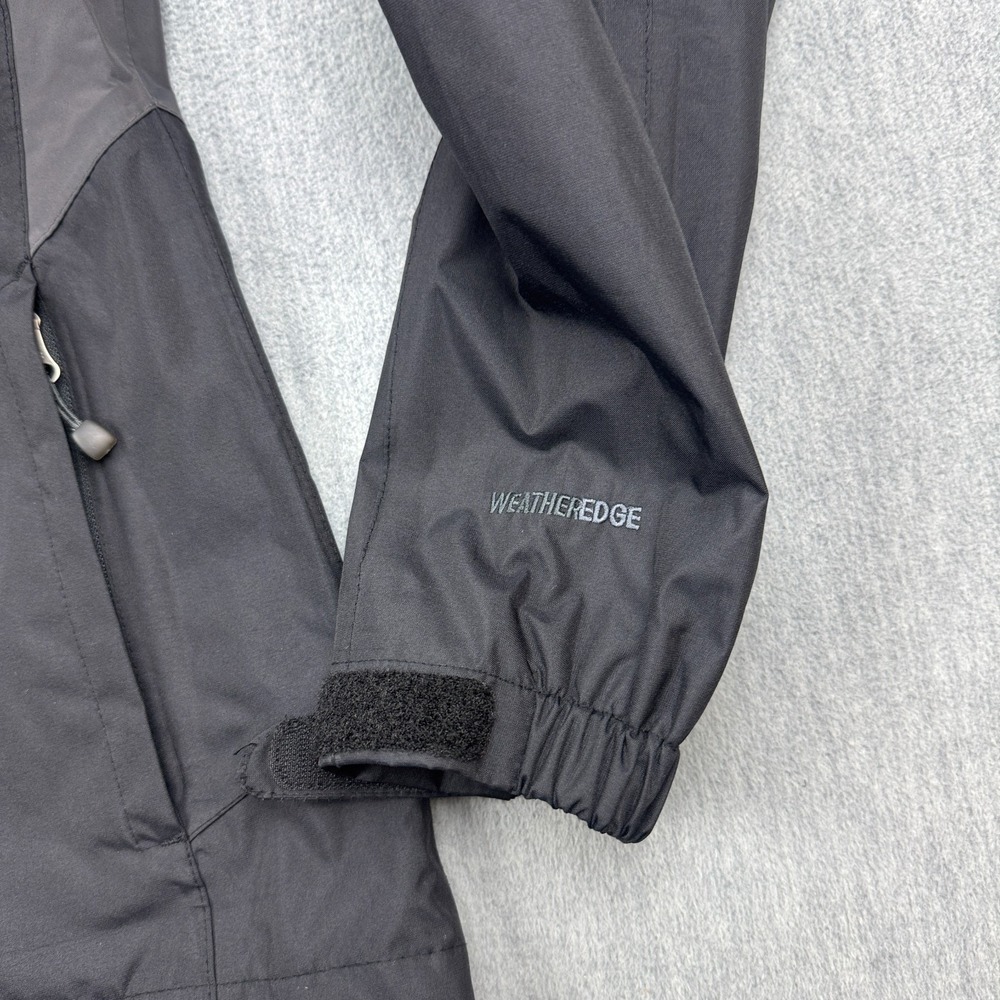 Eddie Bauer Jacket Womens XS Black Weatheredge‎ Windbreaker Hooded Rain Outdoor - Picture 5 of 16